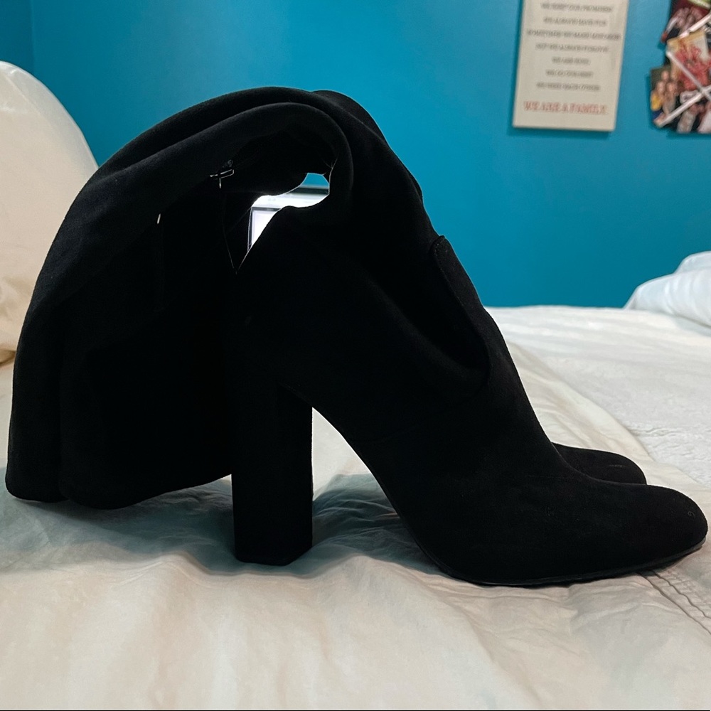 STEVE MADDEN CALF HIGH BOOTS